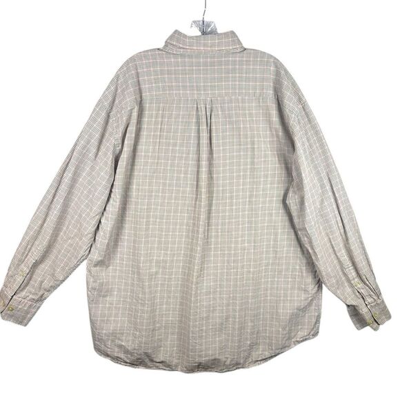 Peter Millar Shirt Mens 2XL Green Pink Blue Plaid Check Summer Comfort Button - Picture 9 of 9